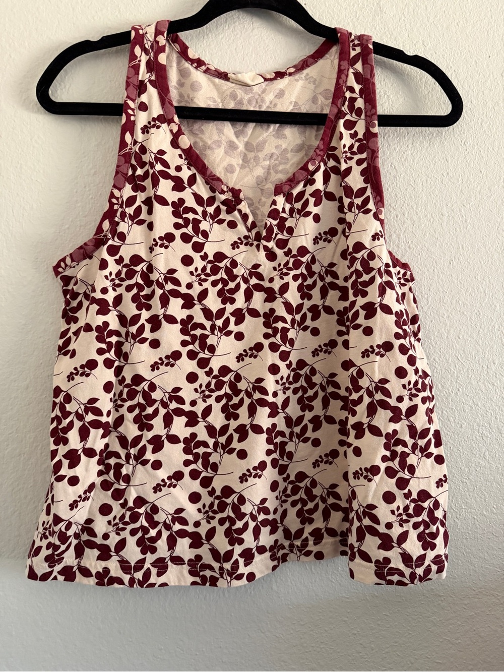Pact Tank Top Floral Organic Cotton M